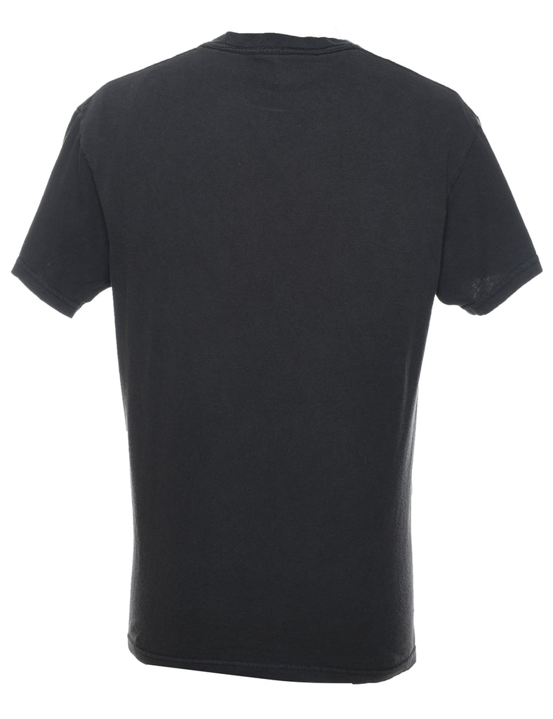 Bob Marley Printed Black T-shirt - M