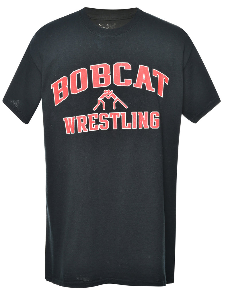 Bobcat Wrestling Printed T-shirt - M