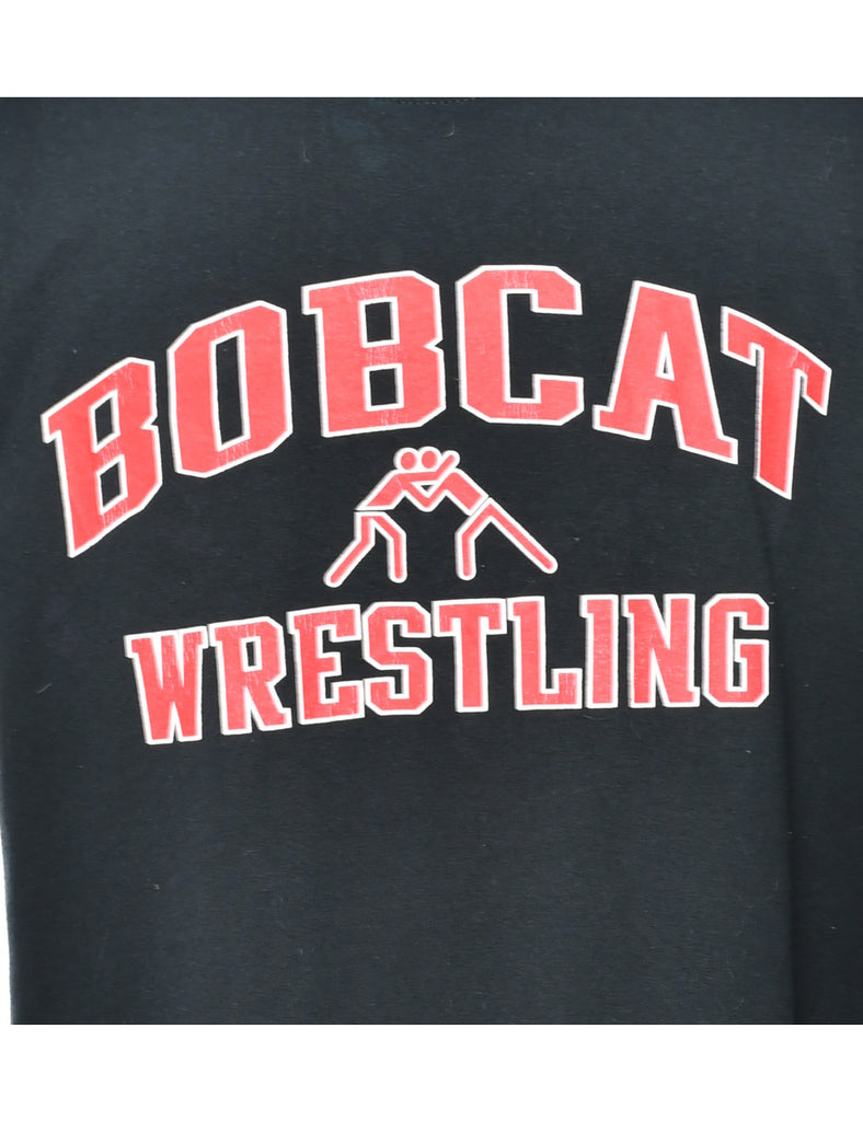 Bobcat Wrestling Printed T-shirt - M