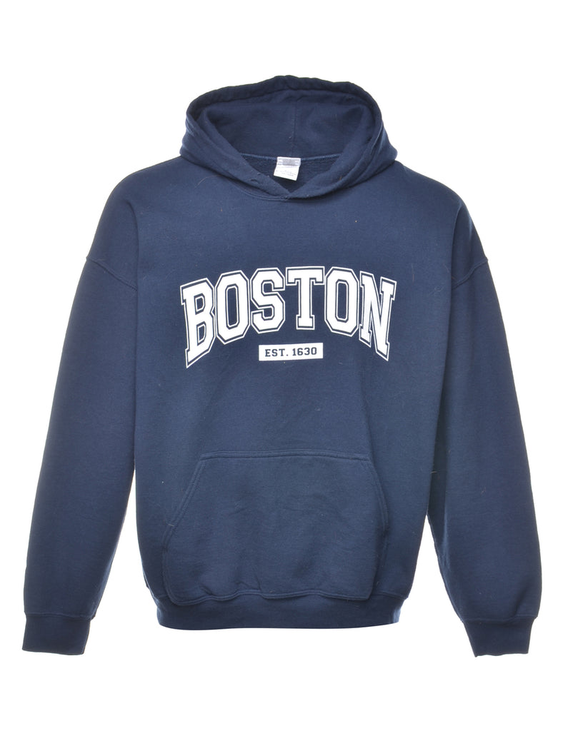 Boston Printed Hoodie - XL