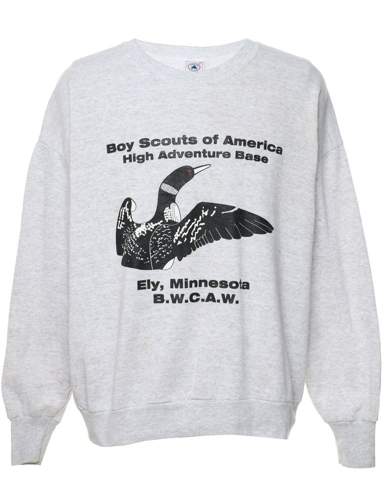 Boy Scouts Of America High Adventure Base Printed Sweatshirt - XL