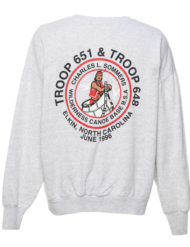 Boy Scouts Of America High Adventure Base Printed Sweatshirt - XL