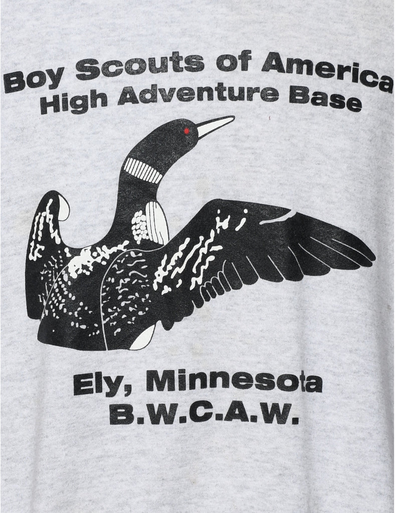 Boy Scouts Of America High Adventure Base Printed Sweatshirt - XL