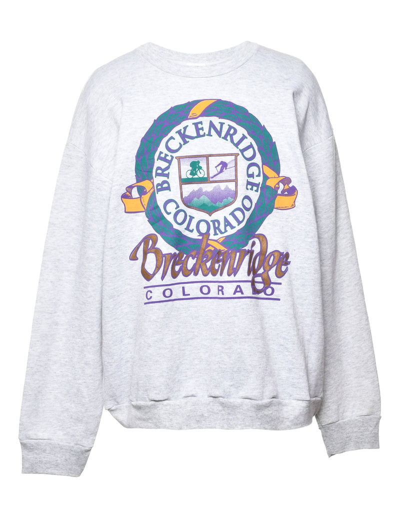 Breckenridge Colorado Printed Sweatshirt - XL