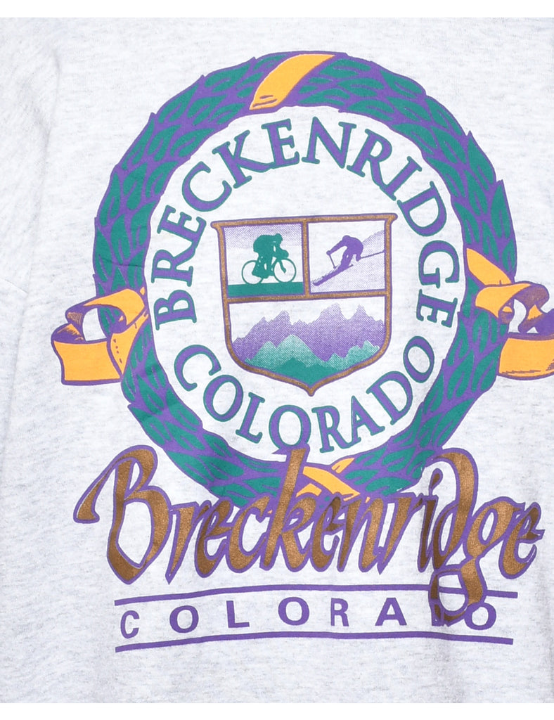 Breckenridge Colorado Printed Sweatshirt - XL