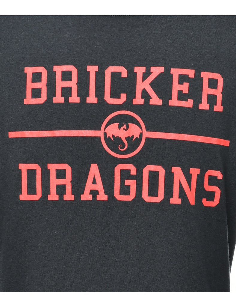 Bricker Dragons Printed T-shirt - L