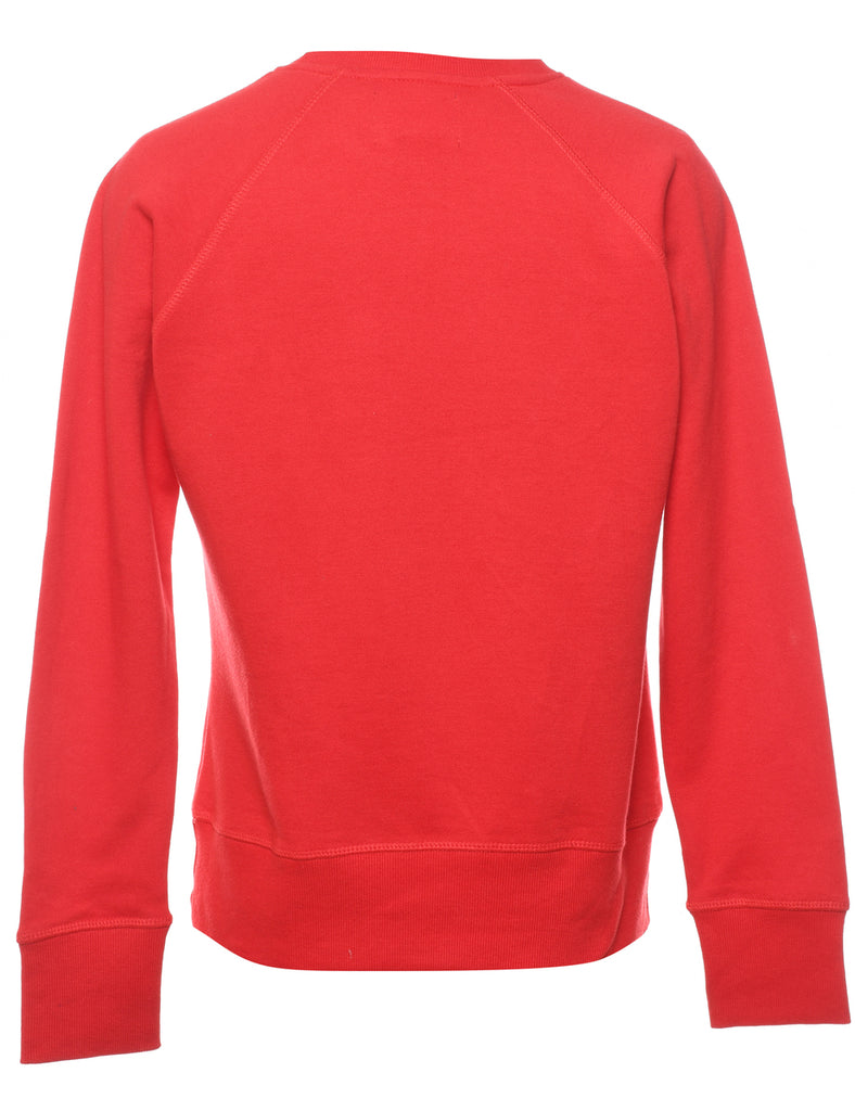 Brock University Black & Red Printed Sweatshirt - M