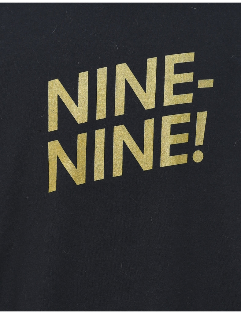 Brooklyn 99 Black Printed Sweatshirt - L
