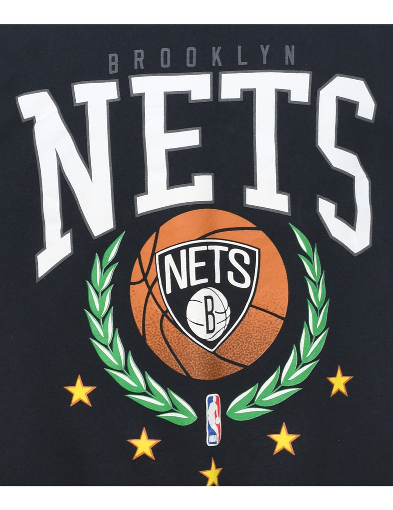 Brooklyn Nets Printed Sweatshirt - XL