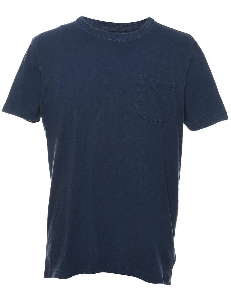 Brooks Brothers Classic Navy Plain T-shirt - L