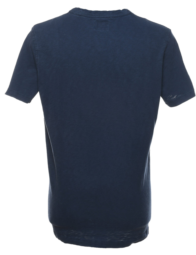 Brooks Brothers Classic Navy Plain T-shirt - L