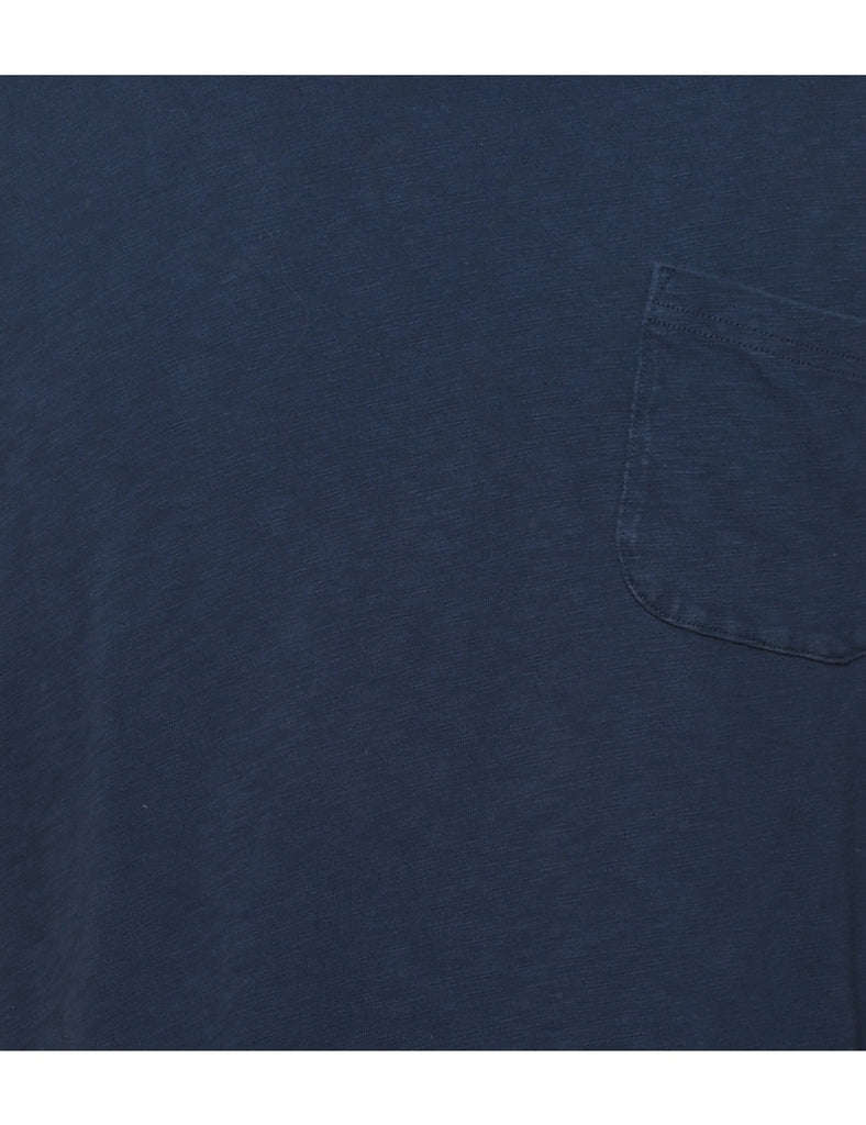 Brooks Brothers Classic Navy Plain T-shirt - L