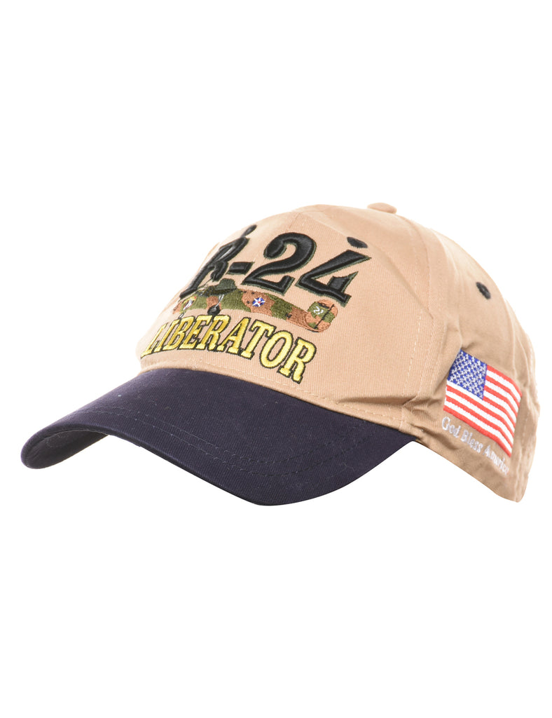 Brown Embroidered Cap - XS