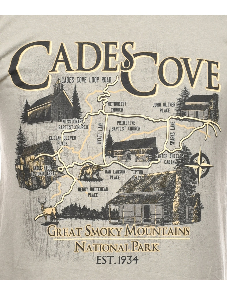 Cades Cove Printed T-shirt - S