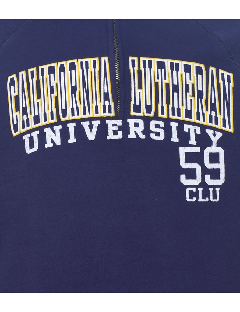California Lutheran University Purple & Yellow Sweatshirt - L