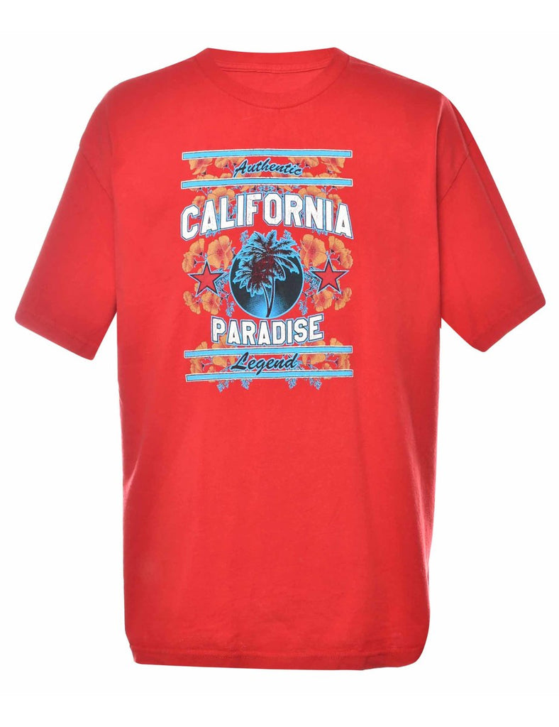 California Paradise Printed T-shirt - XL