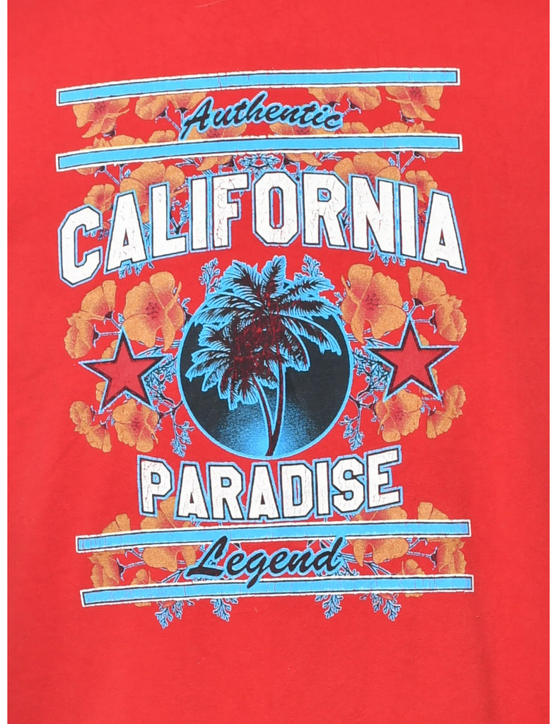 California Paradise Printed T-shirt - XL