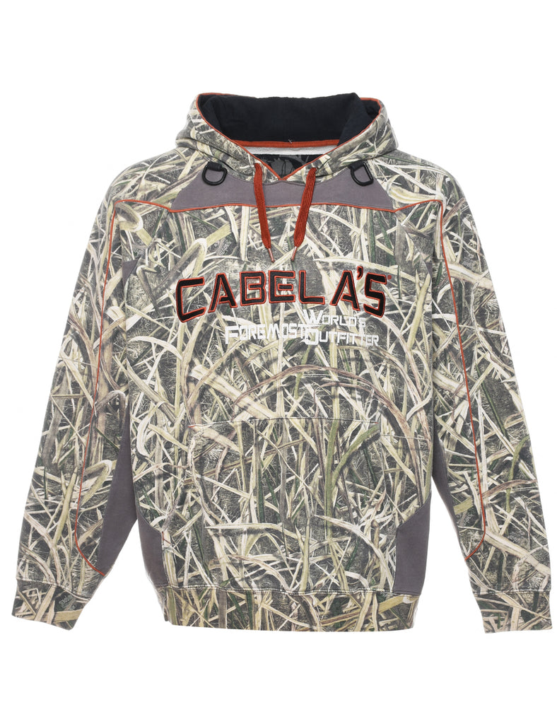 Camouflage Cabela's Hoodie - XL