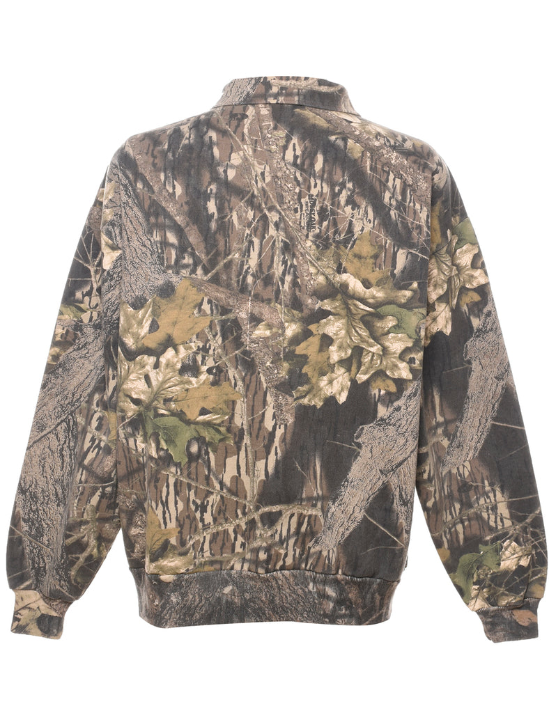 Camouflage Design Sweatshirt - XL
