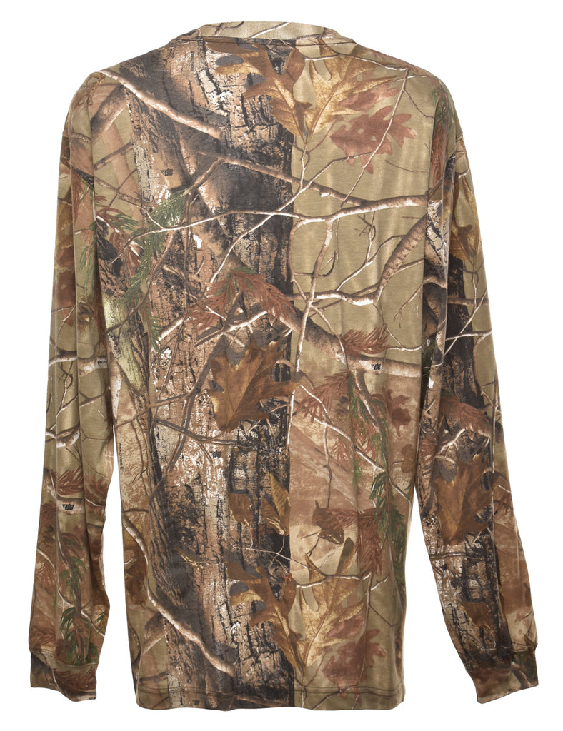 Camouflage Printed T-shirt - XL