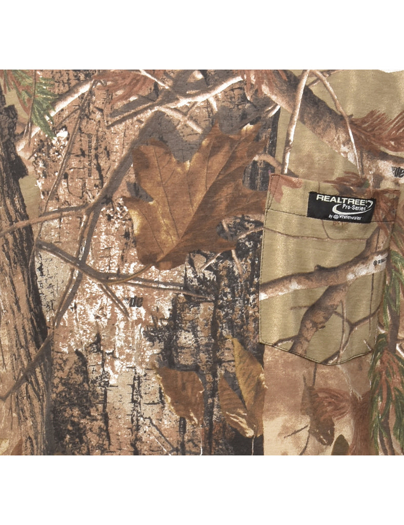 Camouflage Printed T-shirt - XL