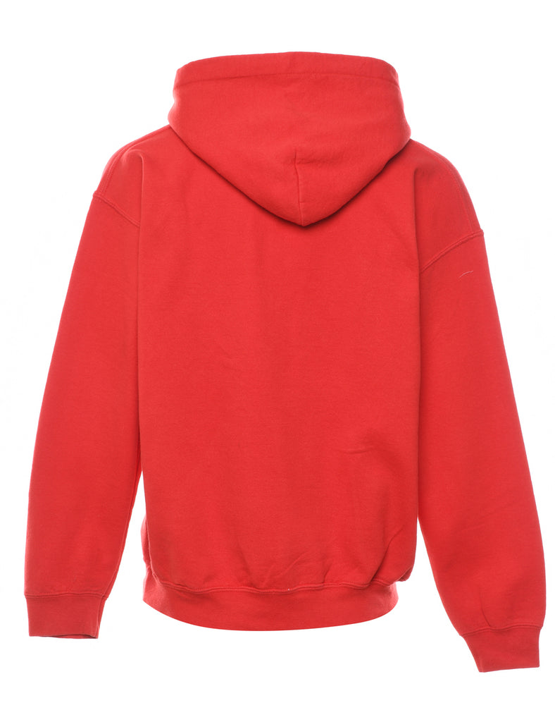 Camperdown Academy Jaguars Red Printed Hoodie - M