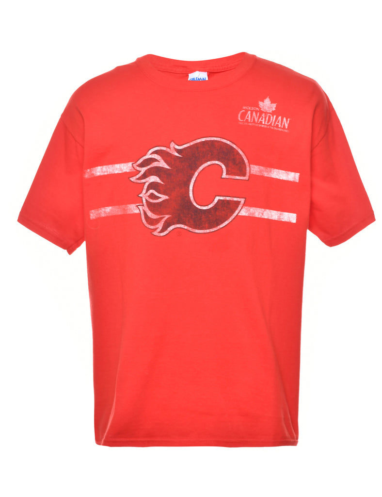 Canadian Printed T-shirt - L