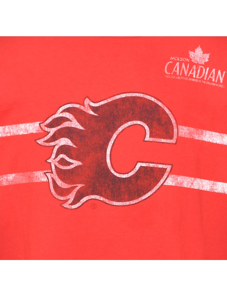 Canadian Printed T-shirt - L