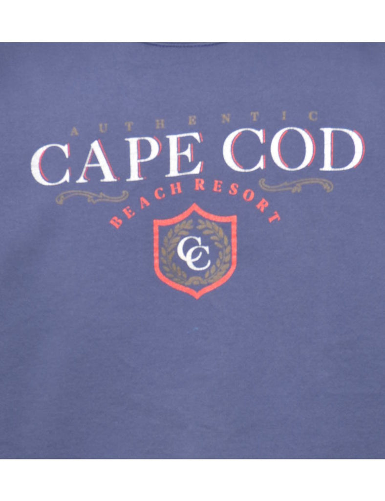 Cape Cod Printed Sweatshirt - XL