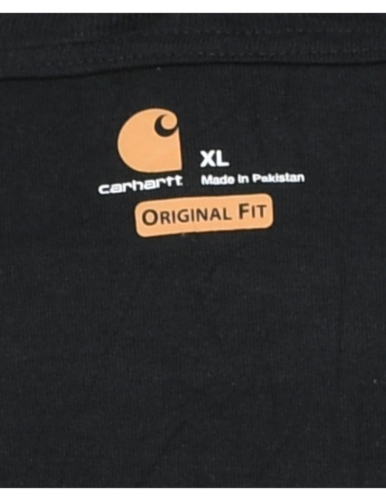 Carhartt Black Classic Plain T-shirt - XL