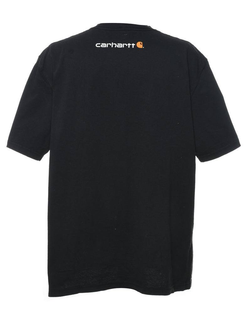 Carhartt Black Printed T-shirt - XL