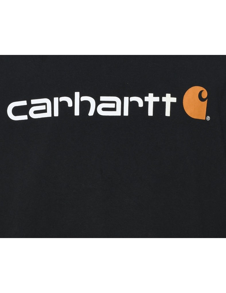 Carhartt Black Printed T-shirt - XL