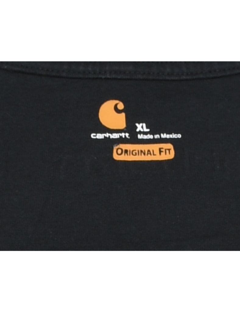 Carhartt Black Printed T-shirt - XL