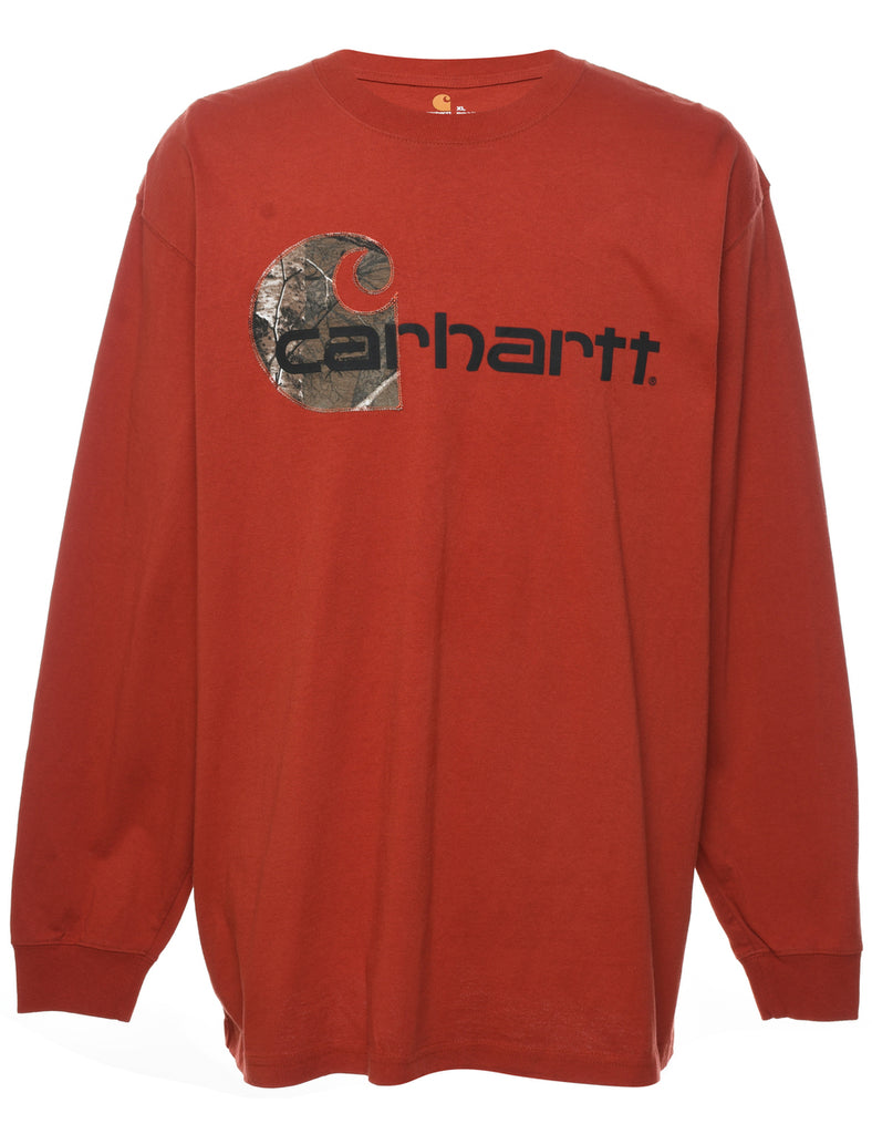 Carhartt Camouflage Design Printed T-shirt - XL
