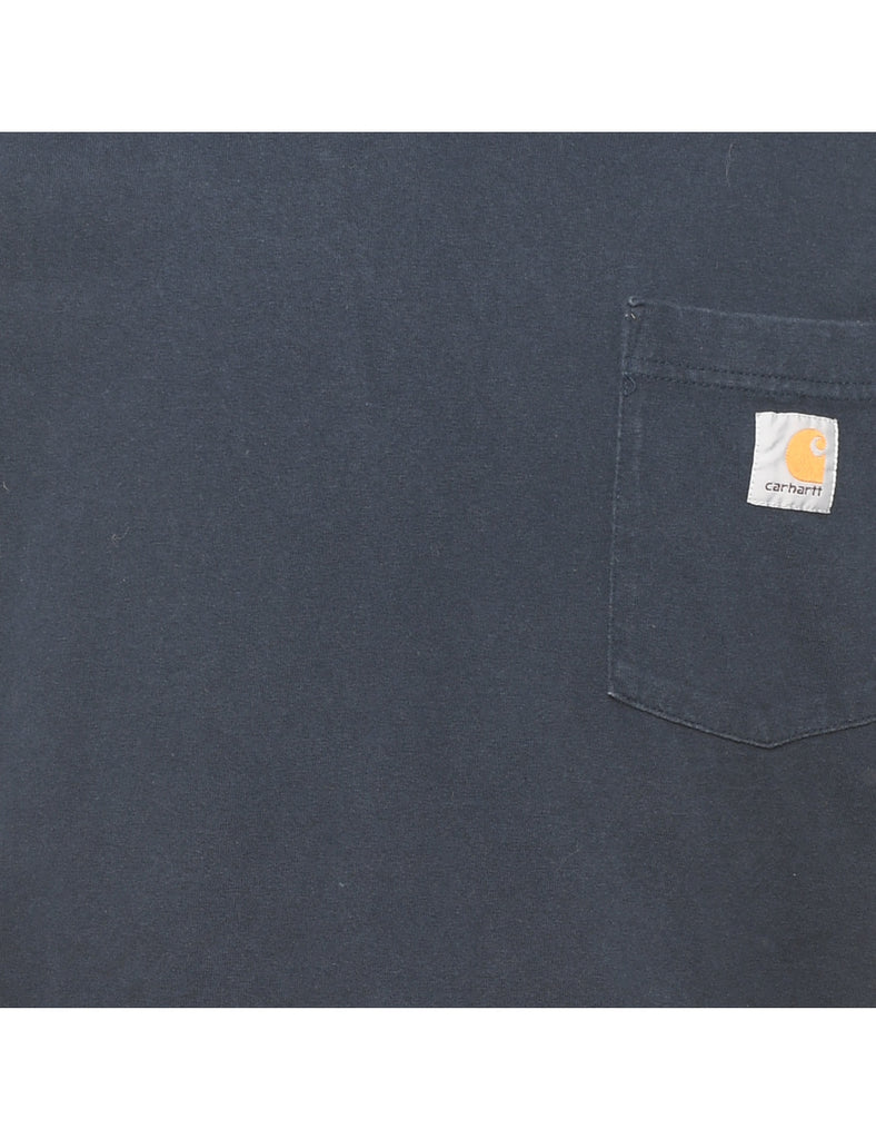 Carhartt Plain Navy T-shirt - XL