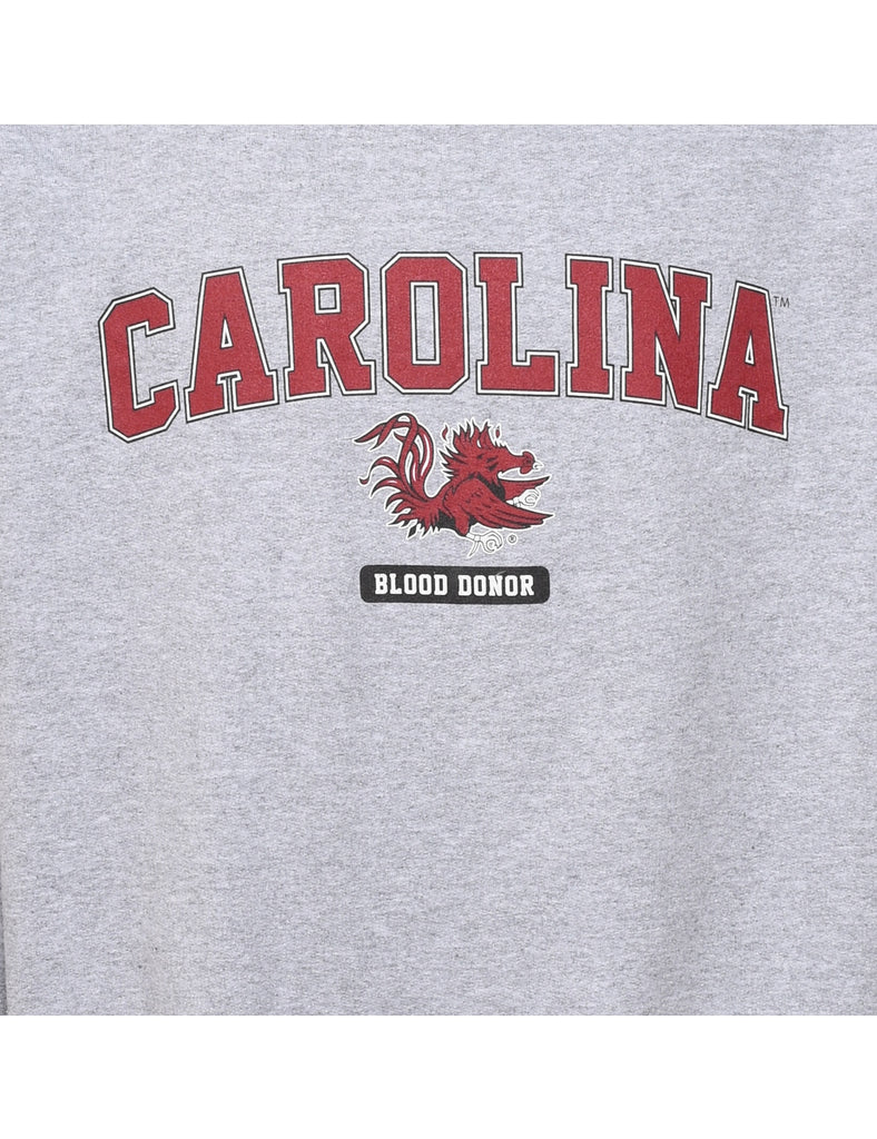 Carolina Design Grey Sweatshirt - L