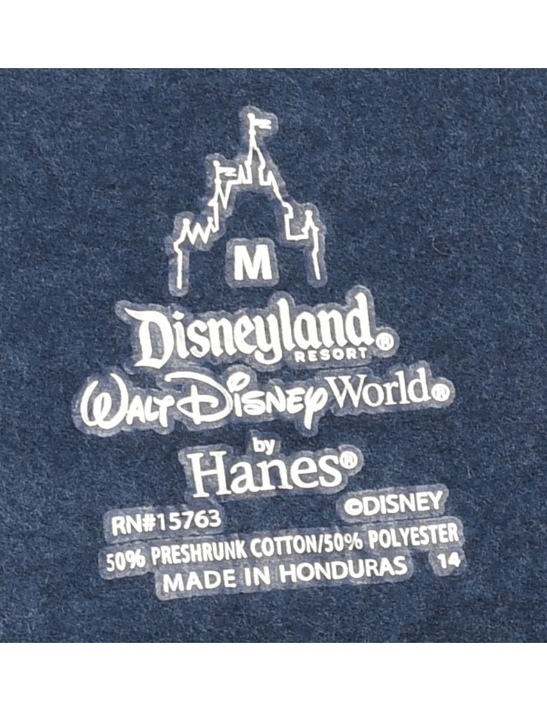 Cartoon Print Christmas Sweatshirt - M