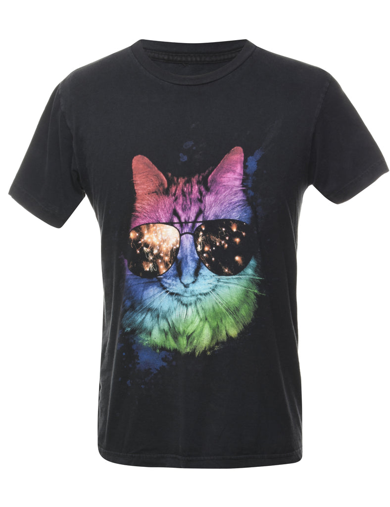Cat Animal T-shirt - L