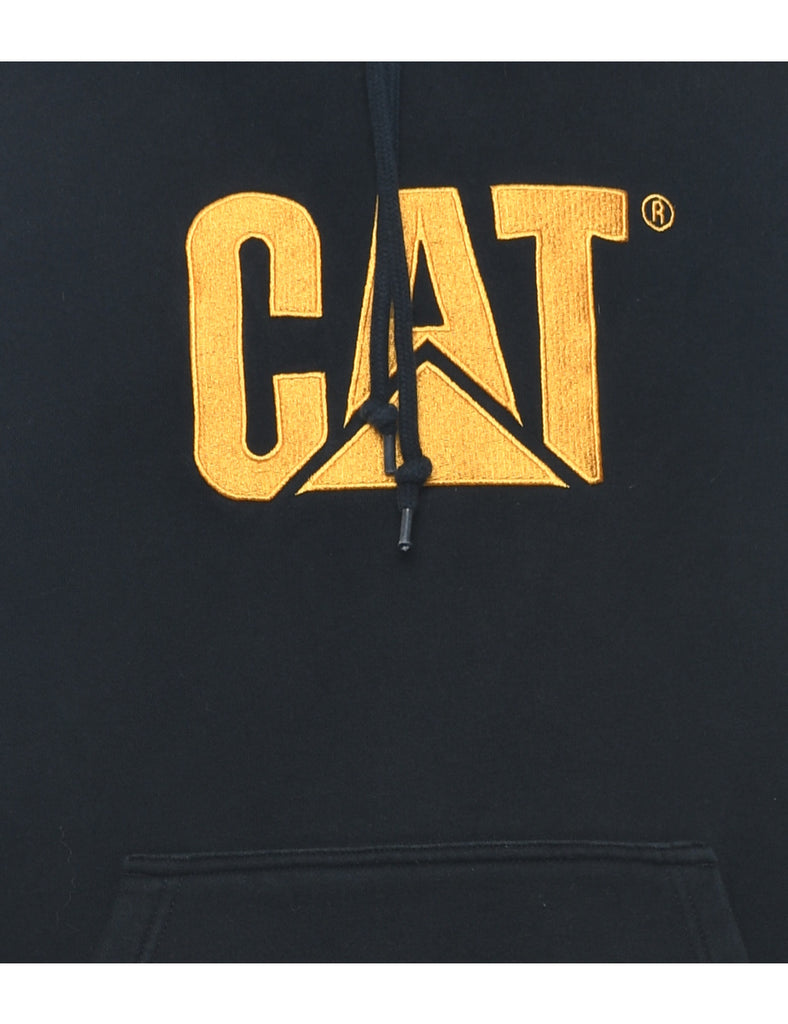CAT Black & Yellow Embroidered Sweatshirt - L