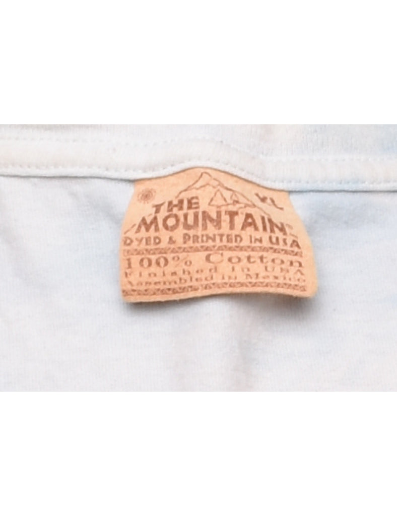 Cat Design The Mountain T-Shirt - XL