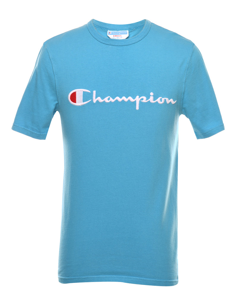Champion Blue Printed T-shirt - S