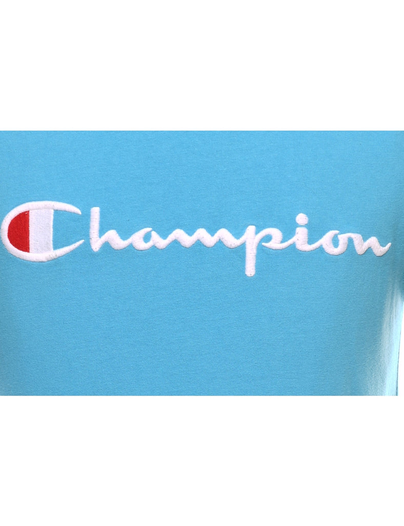 Champion Blue Printed T-shirt - S