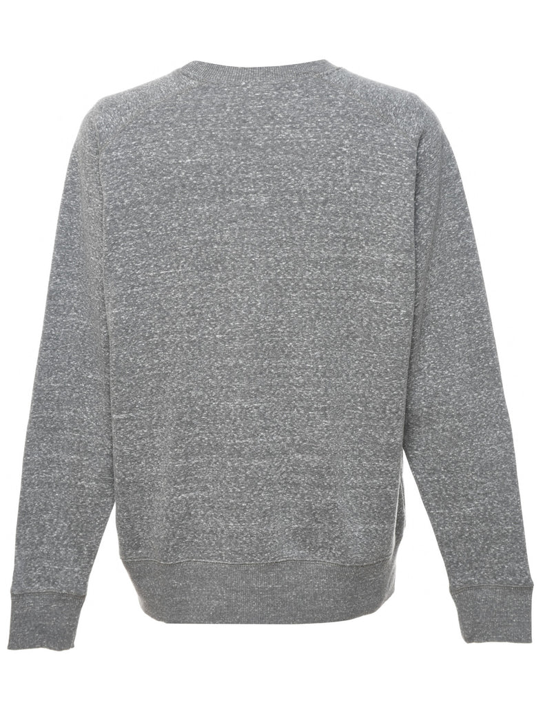 Champion Clemson Grey & Orange Printed Sweatshirt - L