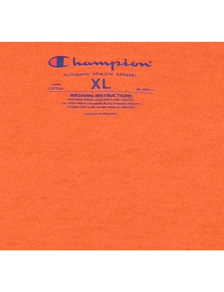 Champion Clemson Printed Orange T-shirt - XL