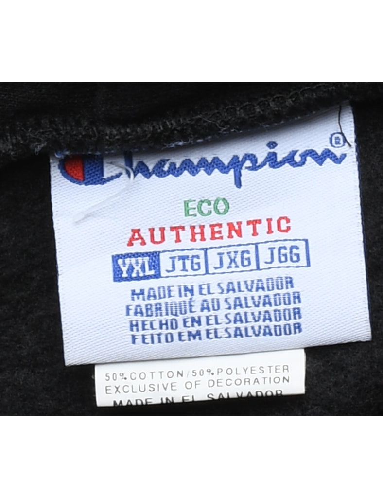 Champion Dynamite Black Cheerleading Printed Hoodie - XL
