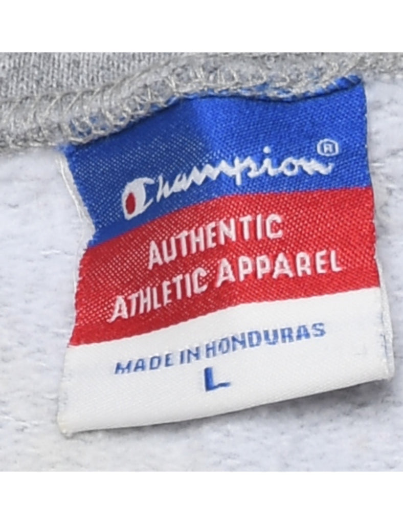 Champion Elon Printed Grey Sweatshirt - L