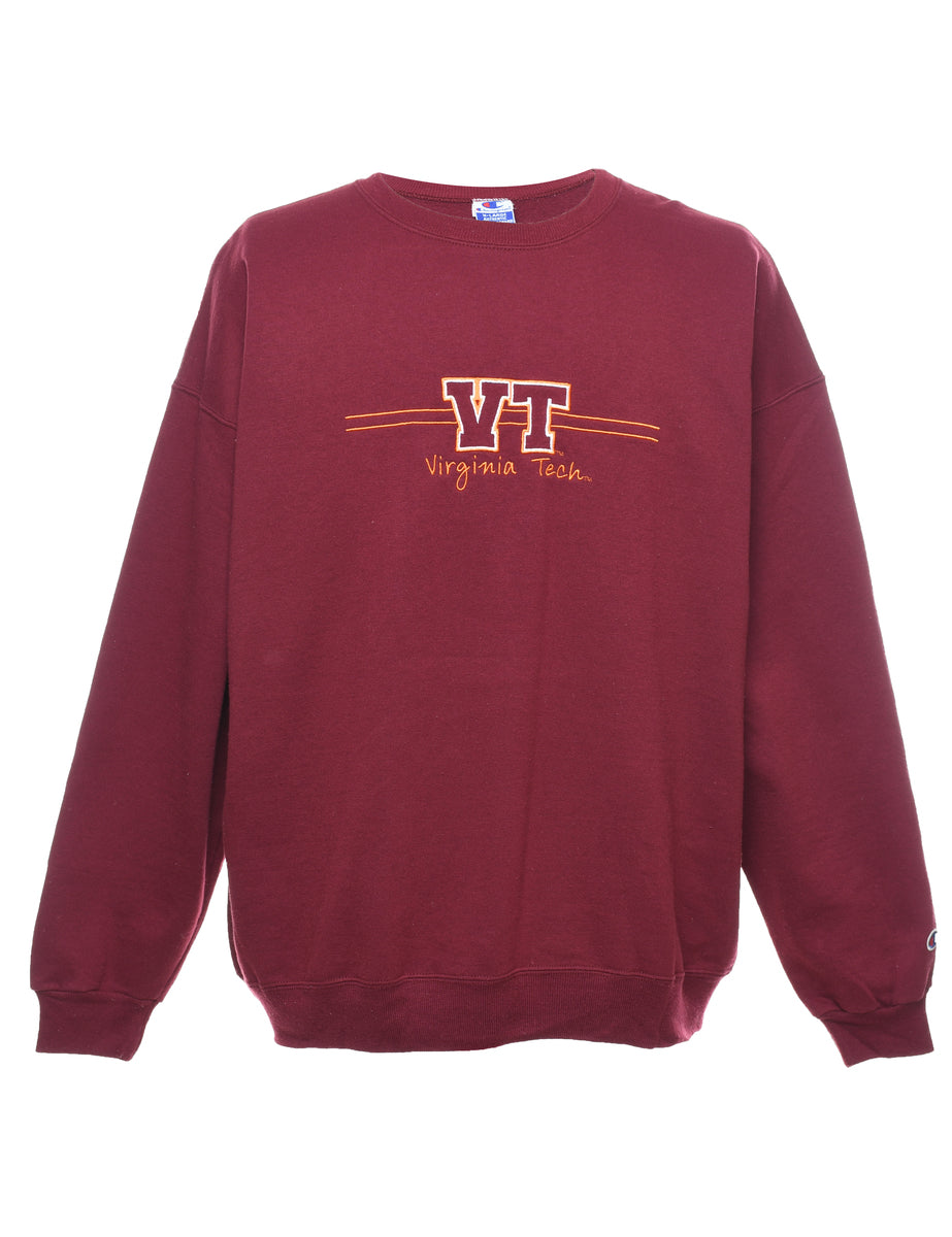 Champion Embroidered Virginia Tech Sweatshirt XL