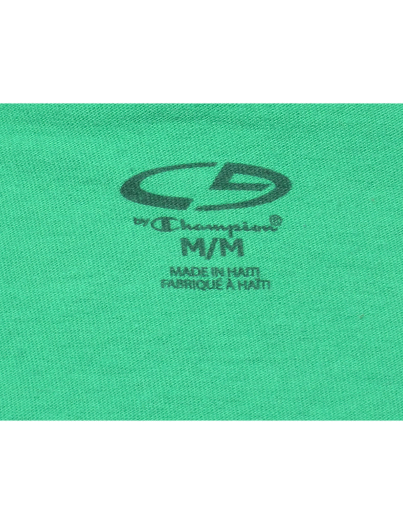 Champion Green Plain T-shirt - M