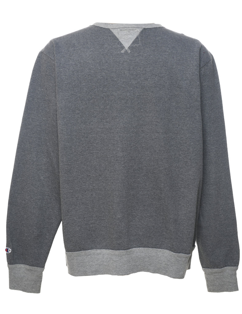 Champion Gustavus Adolphus Printed Grey & Black Sweatshirt - L