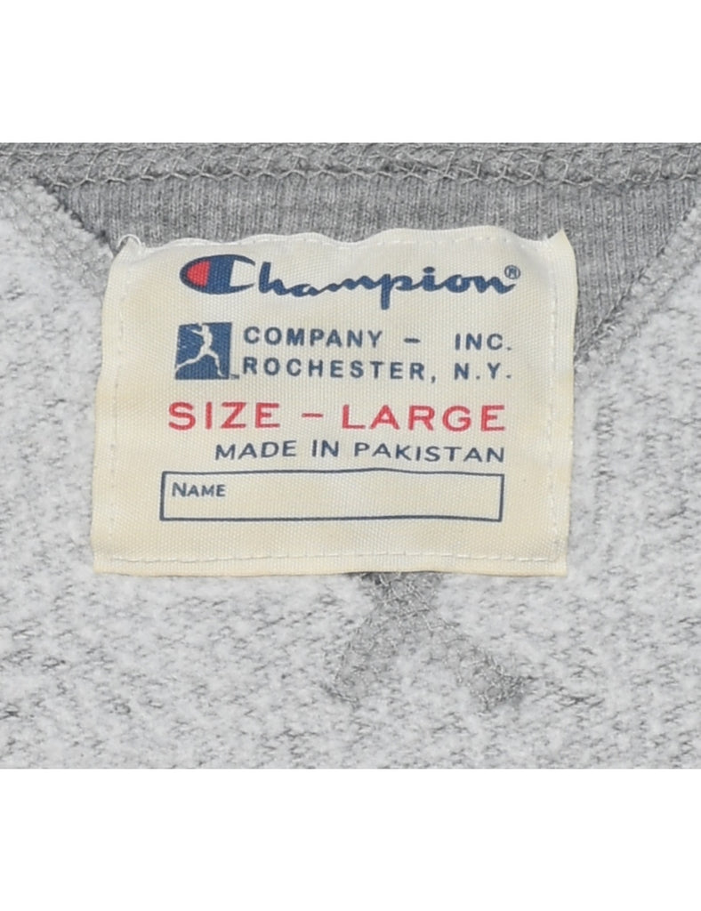 Champion Gustavus Adolphus Printed Grey & Black Sweatshirt - L